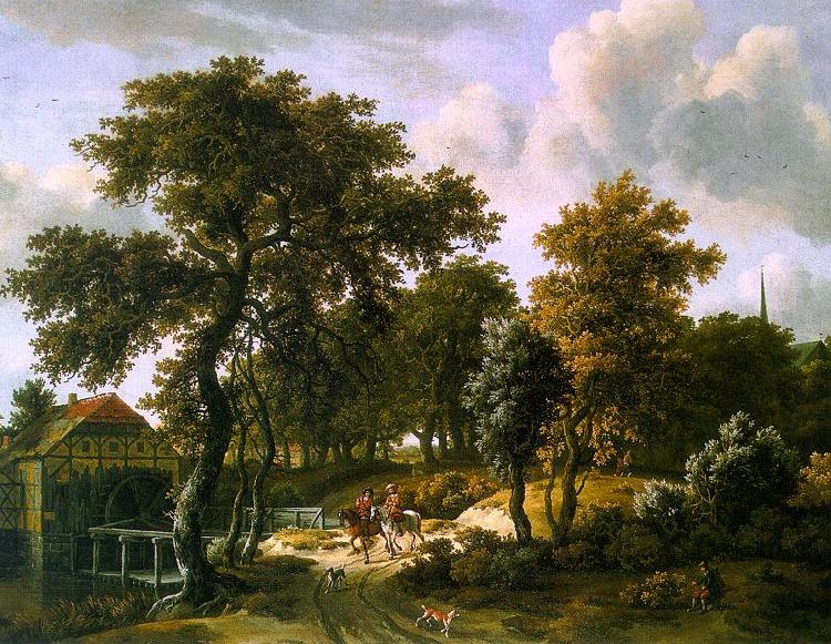 Meindert Hobbema The Travelers oil painting picture